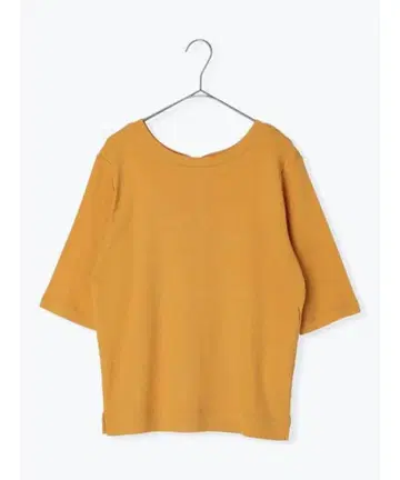 [ 미사용 새상품 ] sm2rhythm 뒷단추 리브 티셔츠 오렌지