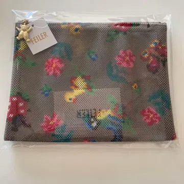 페일러 하이디 메쉬 파우치 M 베이지