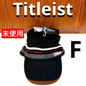 타이틀리스트 방풍 안감 니트 모자 F (블랙 계열)