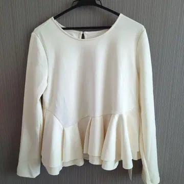 Louere 페플럼 디자인 컷 상의 XL