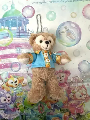 도쿄 디즈니 SEA 닷피 참 봉제 인형 키링