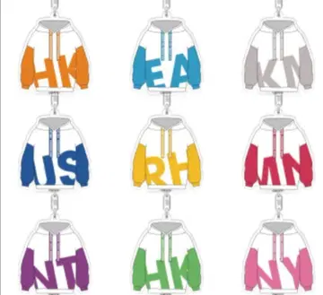 9개 세트 러브 라이브! 의상풍 모티브 아크릴 키링