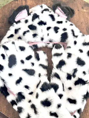101마리 강아지 달마시안 머플러 머플러캡 디즈니씨