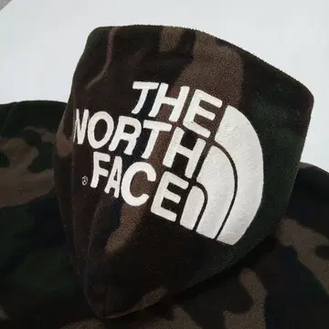 THE NORTH FACE 카모 패턴 리어뷰 로고 집업 후디 L