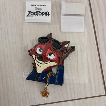 새상품 주토피아 닉 핀 배지 시마무라 디즈니