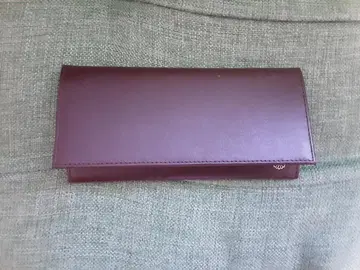 새상품 황궁 한정판 국화 문양 장지갑 와인 레드 박스 포함