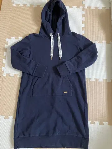 네이비 후드티 맨투맨 원피스