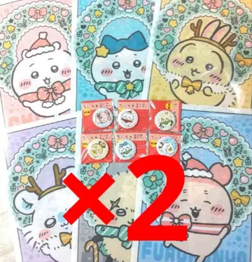 치이카와 (먼작귀) 세븐일레븐 클리어 파일 캔 거울 전종 2세트