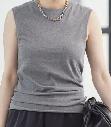[ 미사용 새상품 ] Cotton Sheer Twist 탱크