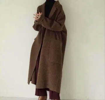 TODAYFUL 오버 체크 코트