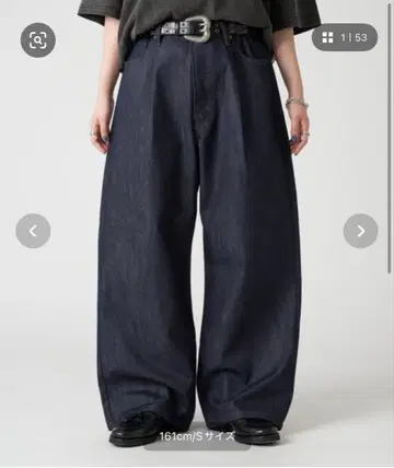 kutir 모듬 턱 배기 데님 팬츠 M 사이즈