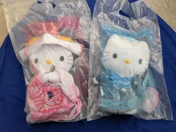 헬로키티 봉제 인형 2개 세트