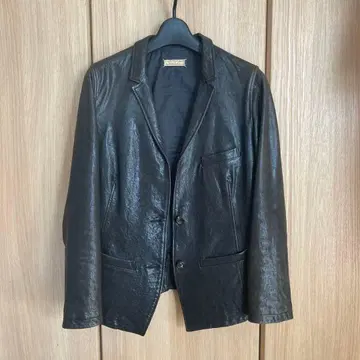 forte forte 블랙 가죽 자켓