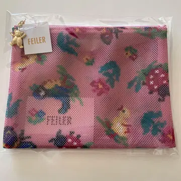 페이러 하이디 메쉬 파우치 핑크 M