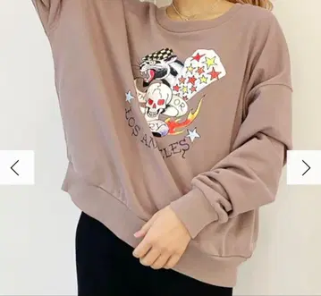 GYDA Edhardy 맨투맨 풀오버 핑크