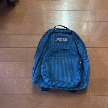 JANSPORT 네이비 코듀로이 백팩