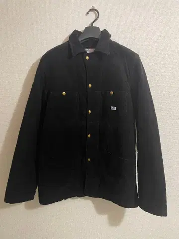 리 코듀로이 자켓 블랙