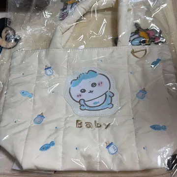 치이카와(먼작귀) 베이비 하치와레 퀼팅 토트백