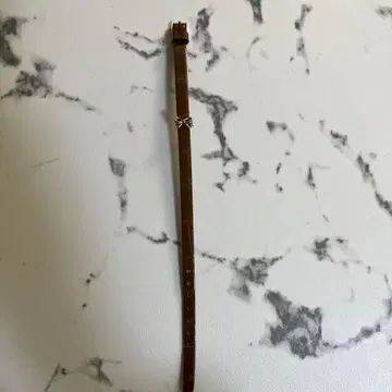 노제 스와치 벨트 브라운 가죽 팔찌 리본 참 포함