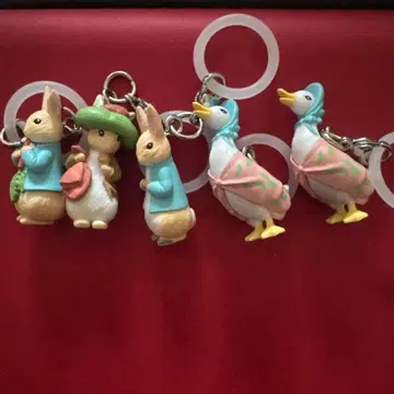 피터 래빗 아크릴 키링 5개 세트