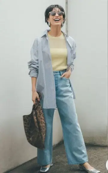 Mila Owen 미라 오웬 배기 와이드 데님 팬츠 사이즈 1