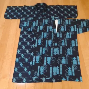 빈티지 원단 카스리 기모노 목화 쿠루메카스리 조각 리메이크