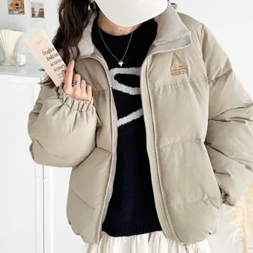 충전솜 페이크 다운 오버 사이즈 자켓 다운