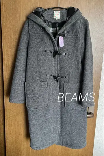 BEAMS 더플 코트 다크 그레이 0
