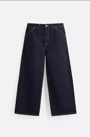 ZARA 와이드 레그 배기 데님 팬츠