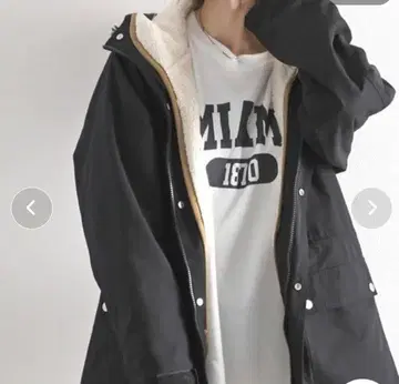 클래식 엘프 중간 보아 탈부착 가능 올 시즌 마운틴 파카