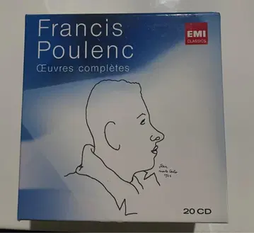 Francis Poulenc CDBOX 20장 [ 단종 ]