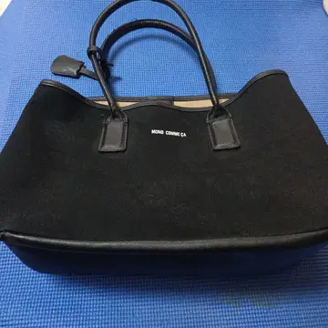 MONO COMME CA 블랙 토트백