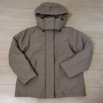 URBAN RESEARCH DOORS 후드 부착 다운 자켓 베이지