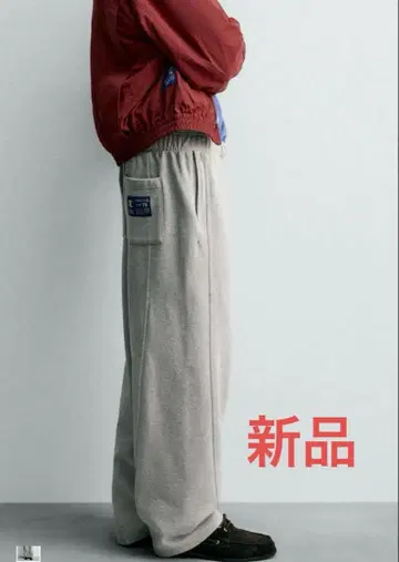 새상품 Zara Champion 맨투맨 와이드 핏 조거 팬츠 L