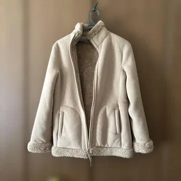 UNIQLO 베이지 플리스 자켓