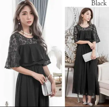 원피스 파티 결혼식 블랙