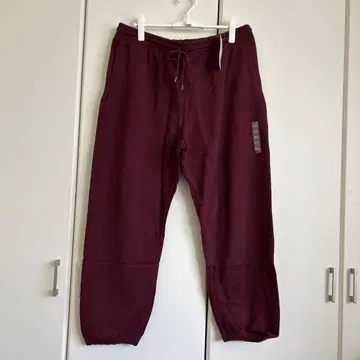 유니클로 스웨트 팬츠 와인 3XL