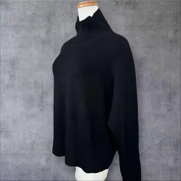 새상품급 이에나 울 100% 크롭 울 터틀 니트 풀오버