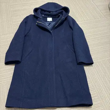 비밍 바이 빔즈 후드 울 코트 네이비 L