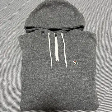 그레이 후드 부착 후드티