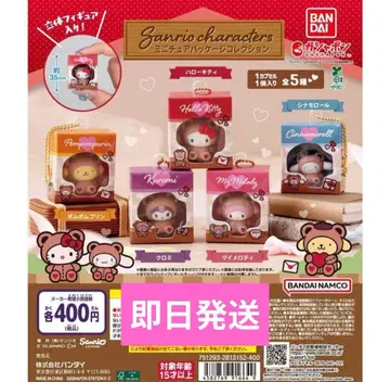산리오 캐릭터즈 미니어처 패키지 컬렉션 전 5종