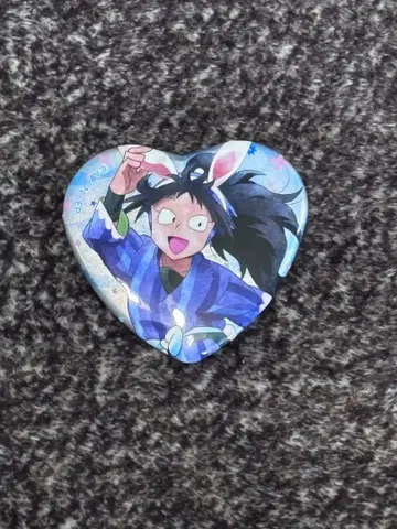 닌타마 란타로 쿠쿠치  캔뱃지 난자 하트 캔뱃지