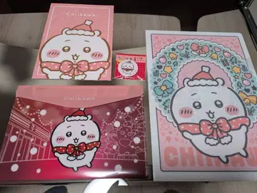 치이카와 (먼작귀) 세븐일레븐 클리어 파일 등 4개 세트