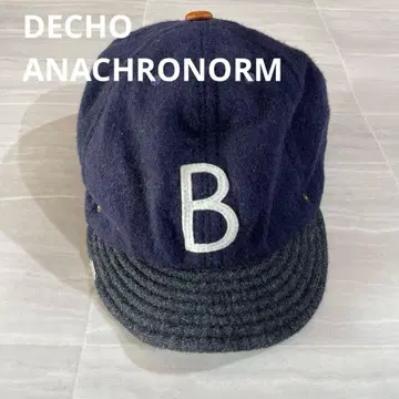 DECHO ANACHRONORM 캡 챙 안쪽 가죽