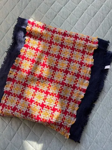 뷔르데사봉 대형 스톨 이중 마감 머플러