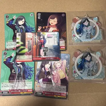 프로세카 시로이시 안즈 감사제 4주년 아크릴 키링 카드 묶음 판매