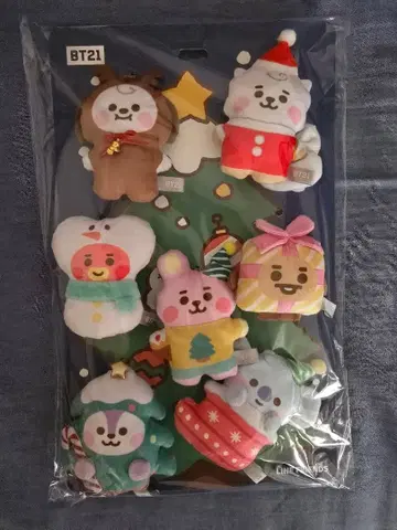 BT21 크리스마스 오너먼트 7pcs 세트