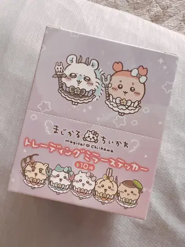 마법소녀 치이카와 (먼작귀) 트레이딩 거울 스티커 BOX 미개봉