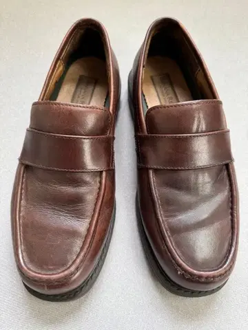 바나나리퍼블릭 다크 브라운 가죽 로퍼