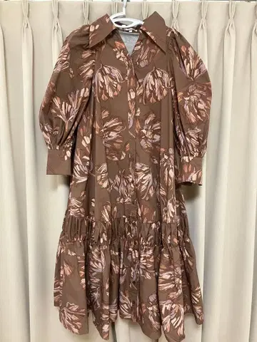 rienda 플라워 프린트 롱 원피스